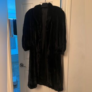 Vintage Full-Length Natural Mink Coat